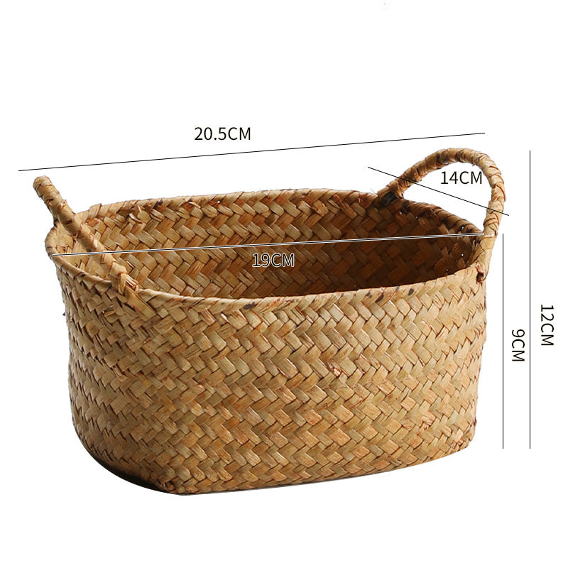 Unisex Geflochtener Aufbewahrungskorb mit ergonomischen Griffen Brehn