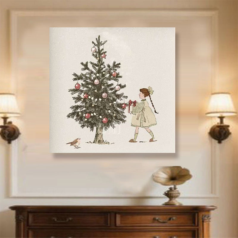 Vintage Weihnachten Wandkunst