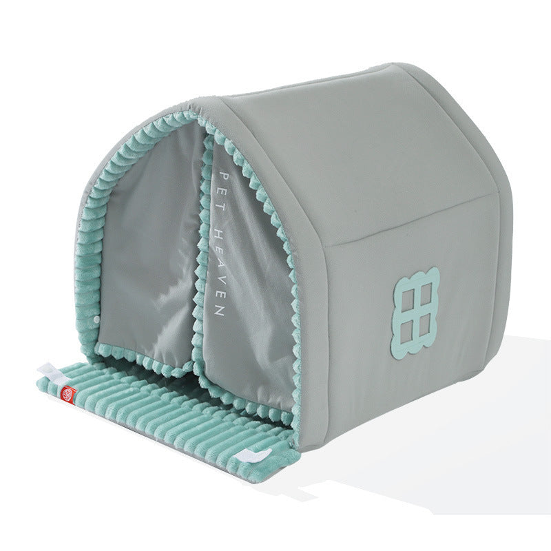 Gemütliches Eingezäuntes Hundebett