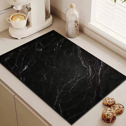 Luxus Marmor Design Küchenmatte
