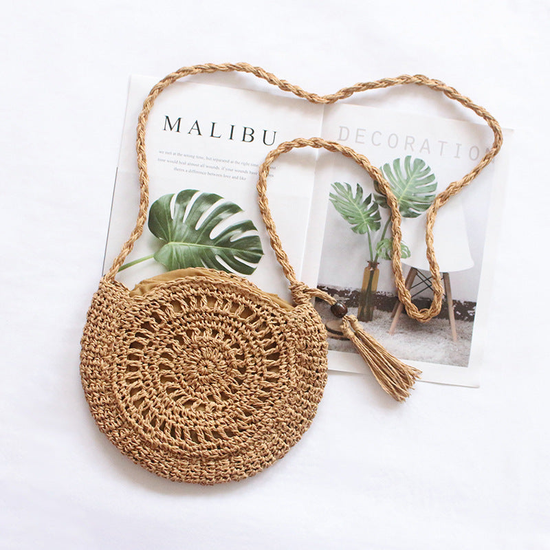 Handgefertigte Rattan Tasche Brehn