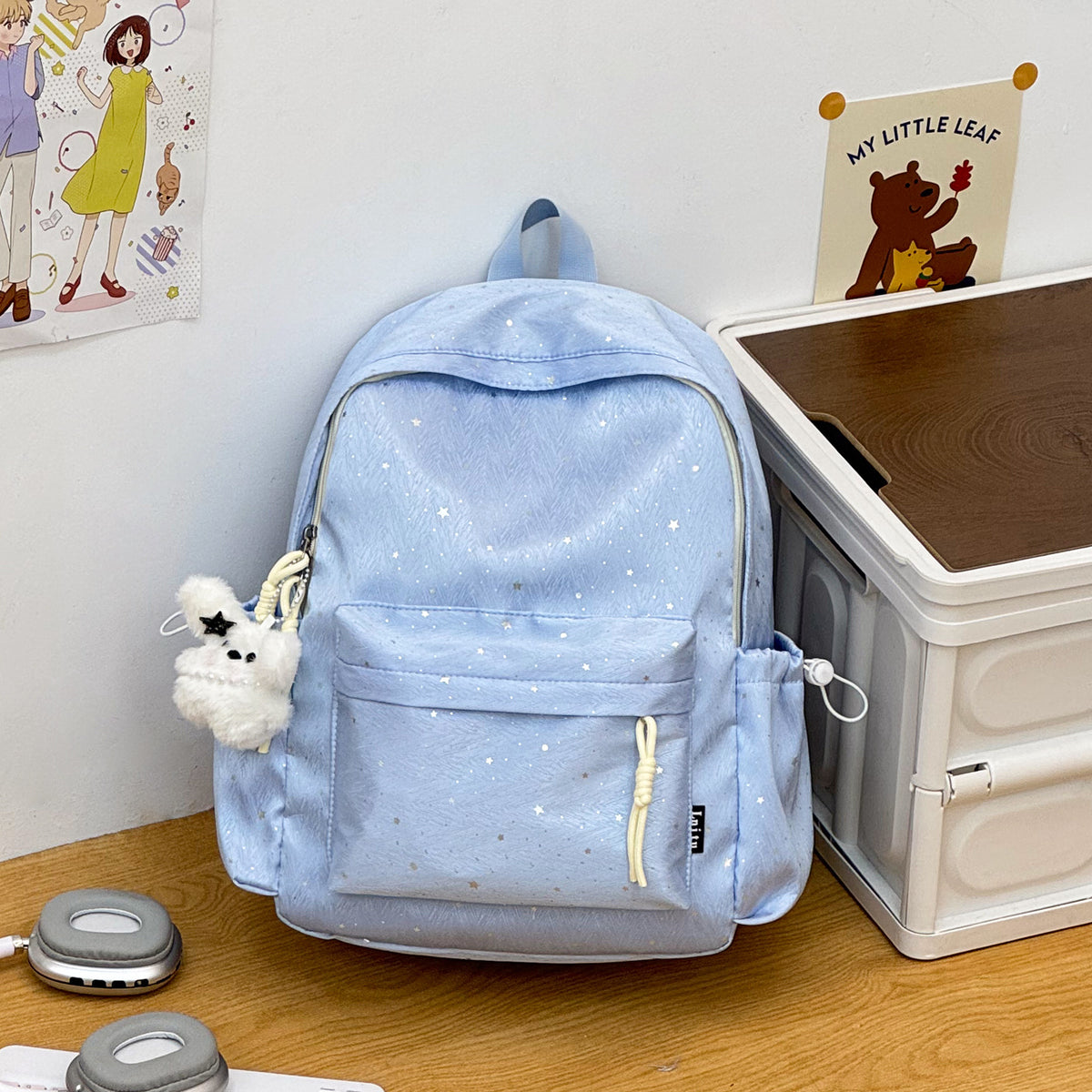 Stylische Multi-Taschen Freizeit-Rucksack mit niedlichen Akzenten Brehn