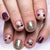 Festliche Glitzer Nagelkunst Brehn