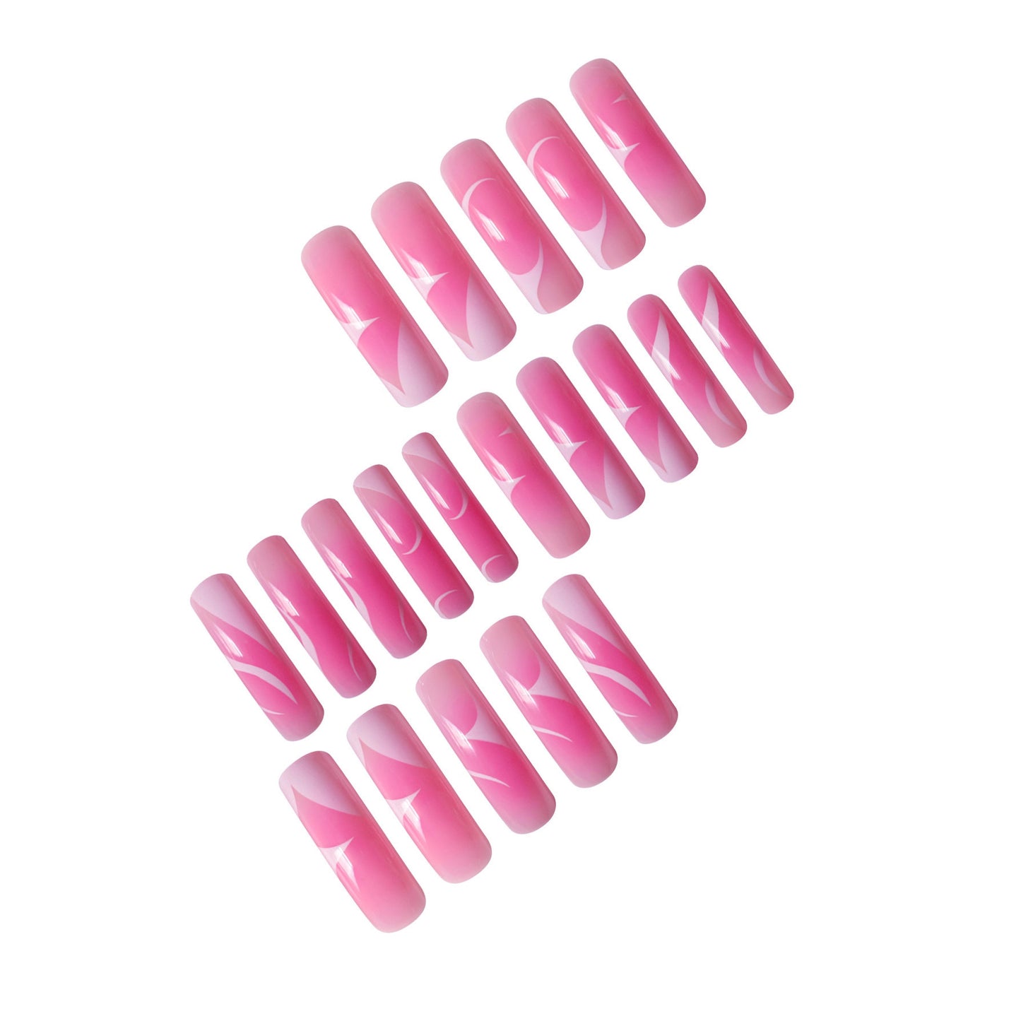 Elegante Kunstfertigkeit Press-On Nagelset Brehn