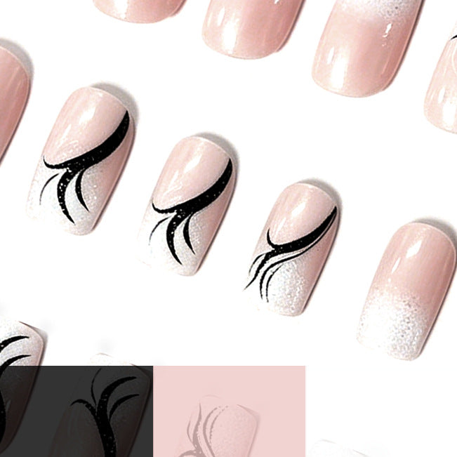 Elegante französische Spitzen-Acryl-Nagelverstärkungen Brehn 1789915459