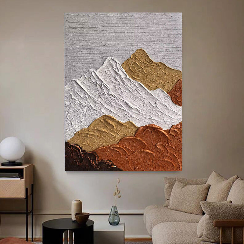 Dekorative abstrakte strukturierte Wandkunst