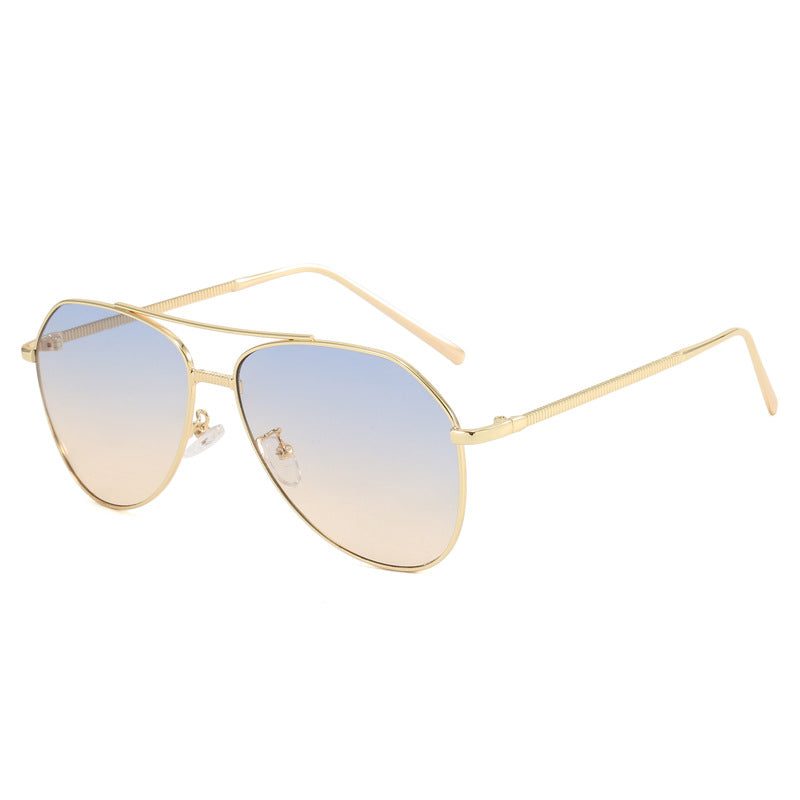 Damen trendige Aviator Sonnenbrille mit dezentem Farbverlauf Brehn