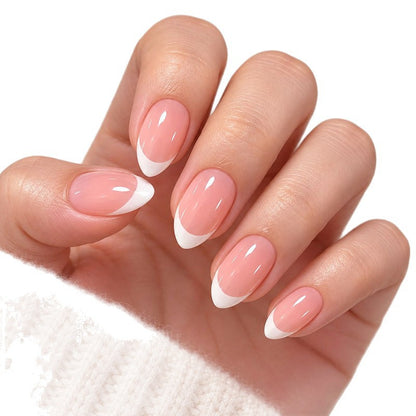 Elegante French Tip Nagel Kunst Verlängerungen Brehn 1789915249