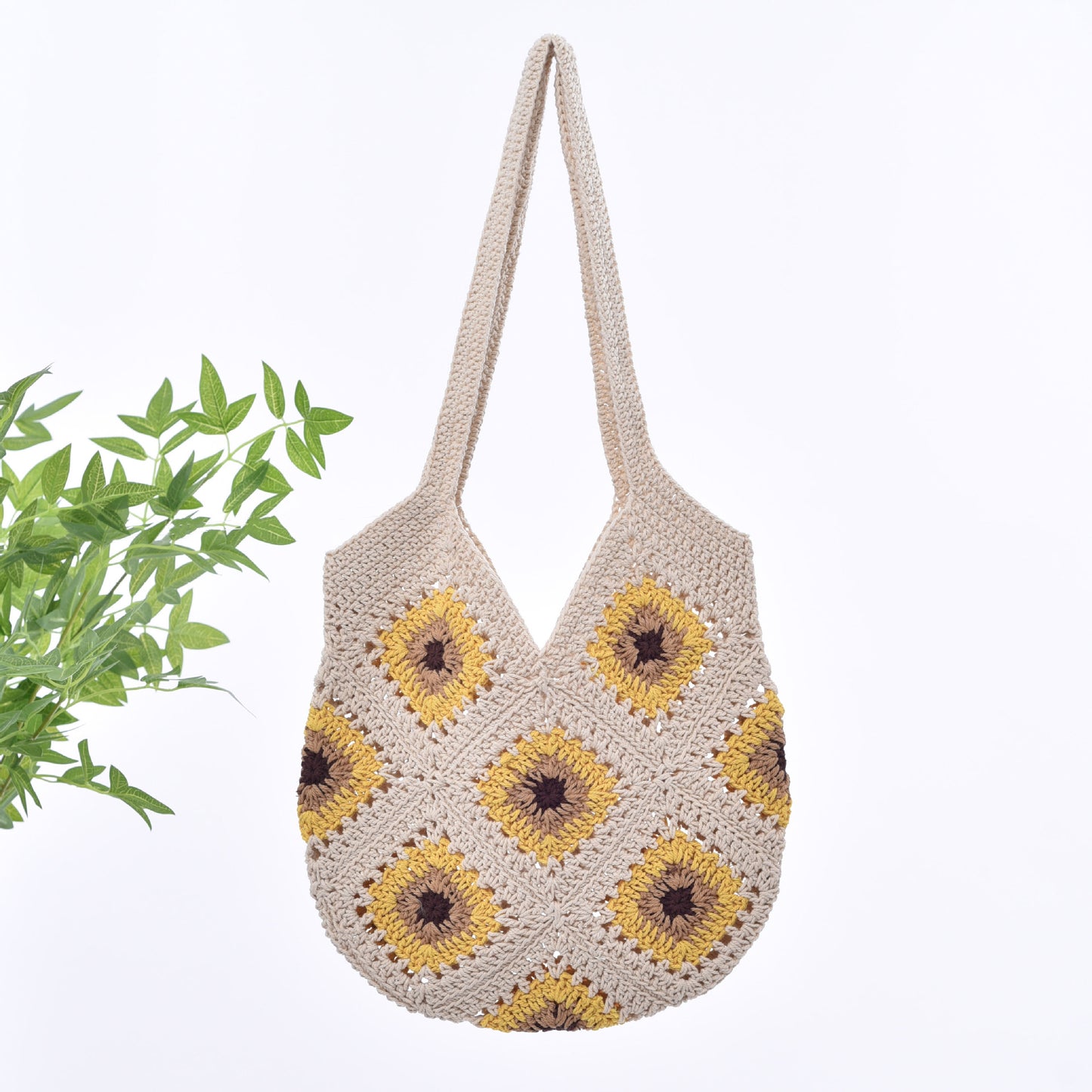 Handgefertigte Makramee-Shopper Tasche Brehn