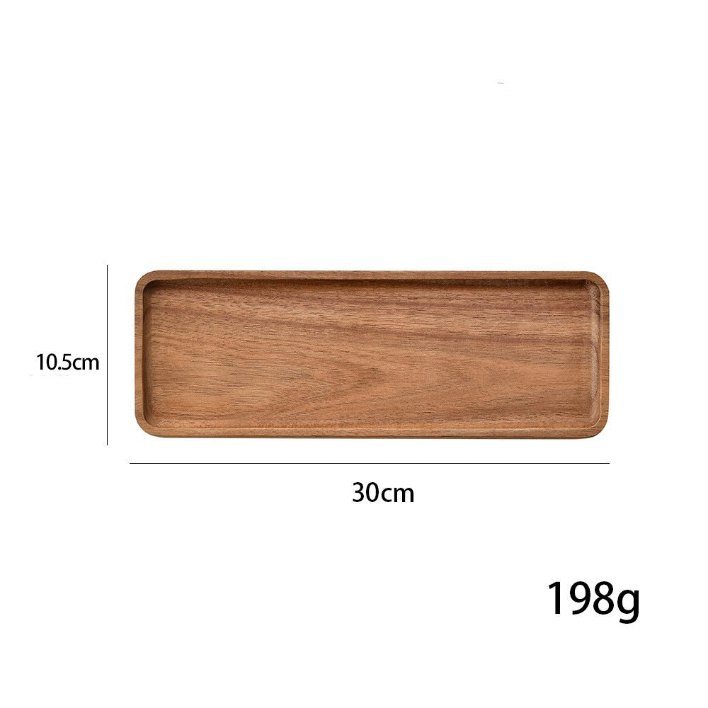 Elegantes Holzserviertablett mit Erhöhter Kante Brehn