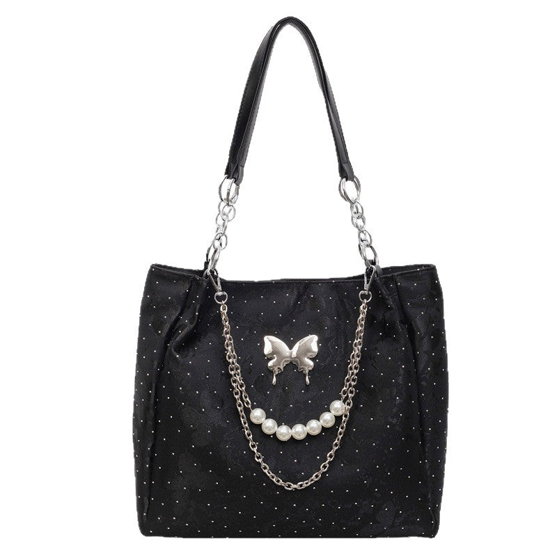 Elegante Handtasche mit Perlendetails Brehn