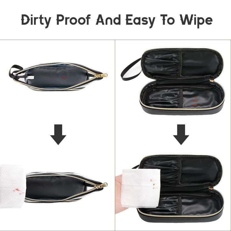 Kosmetik-Organizer-Tasche mit Transparentem Design und Aufgeteiltem Innenfach Brehn