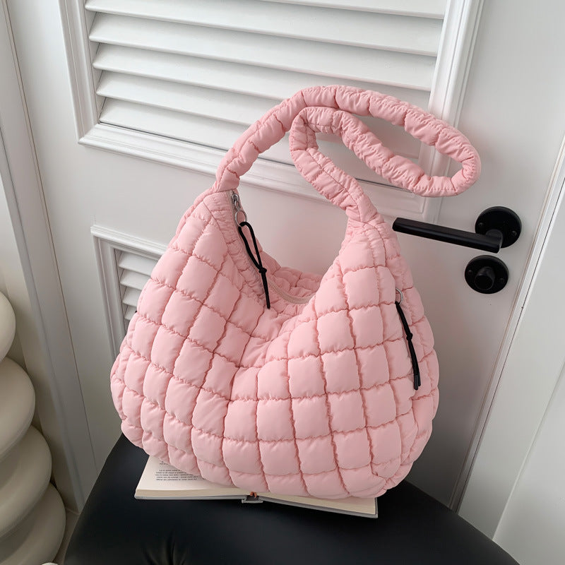 Gepolsterte Lässige Hobo-Tasche