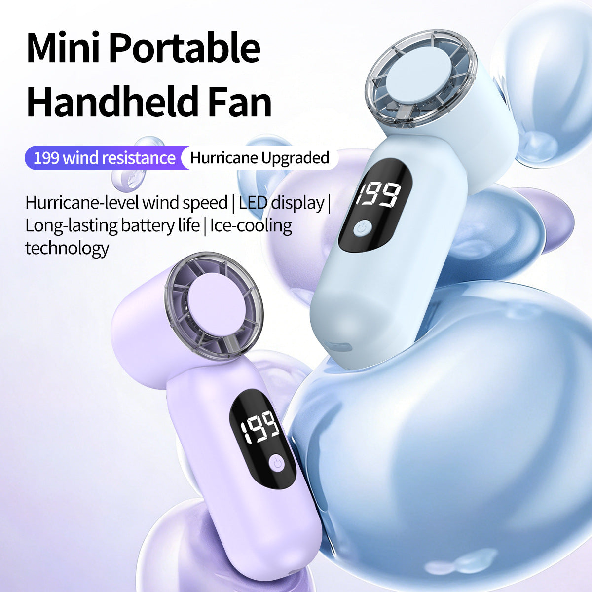 Unisex Hochleistungs tragbarer Handventilator Brehn