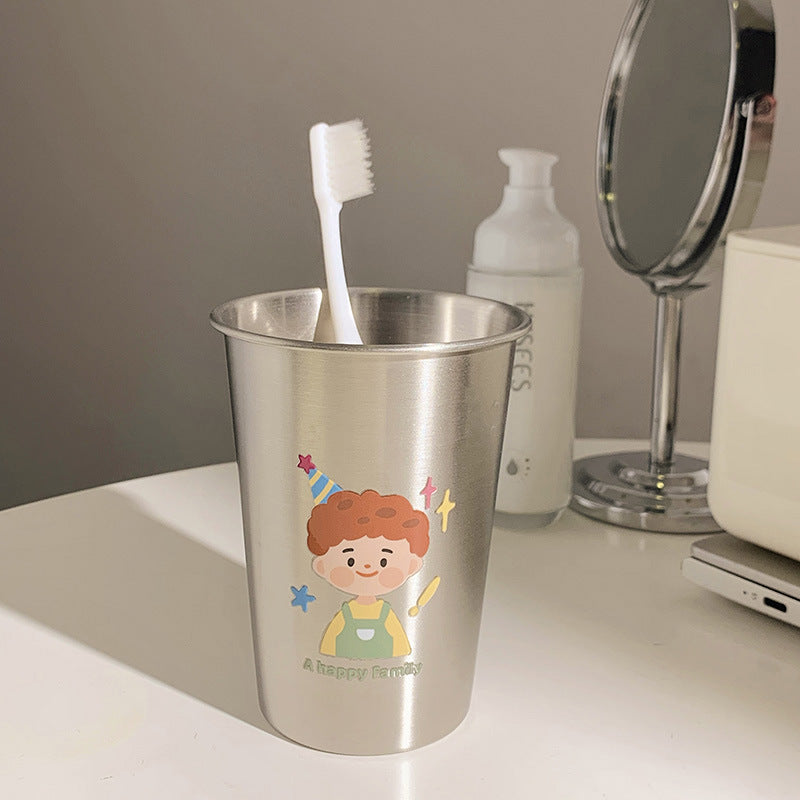 Edelstahl Zahnbürstenhalter mit Kreativem Kinderdesign Brehn