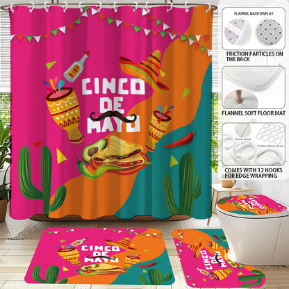 Cinco de Mayo-Themen Komplettes Badezimmer Set Brehn