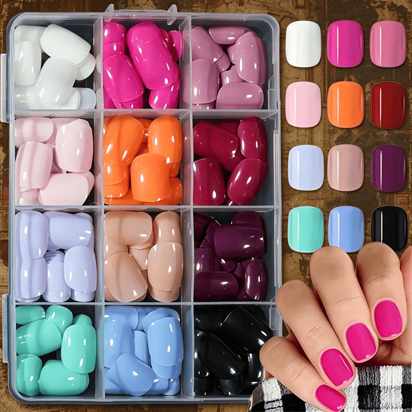 Vielseitiges Soft Gel Nagel Tip Set Brehn