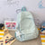 Lustiger lässiger gemusterter Schulrucksack