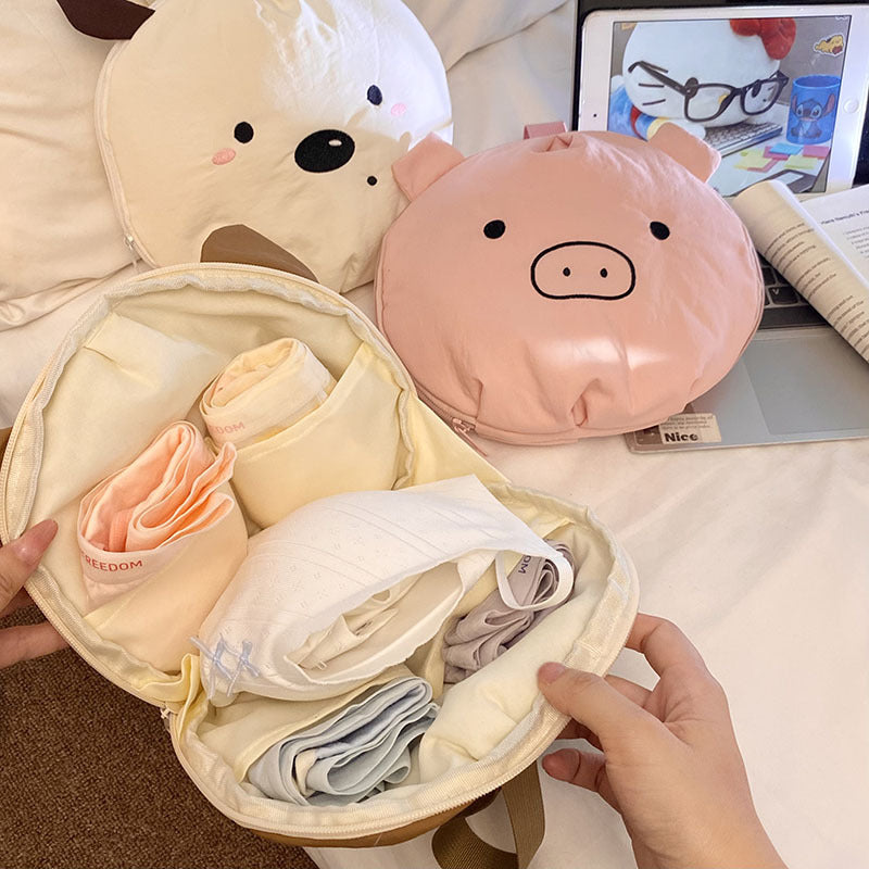 Kosmetiktasche Im Süßen Schweinemotiv Brehn