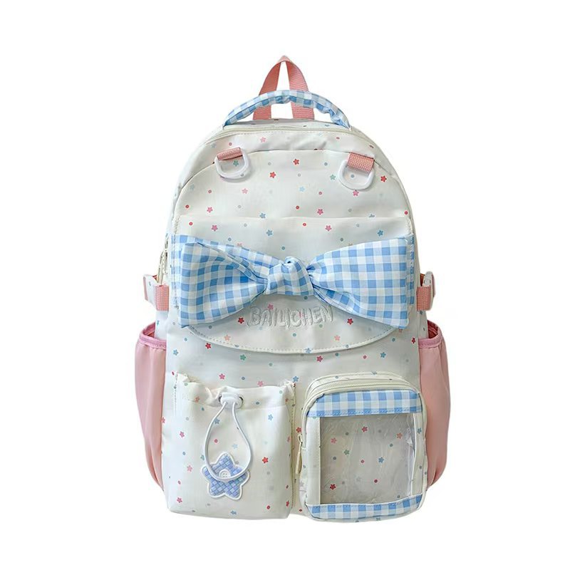 Bogenverzierte Mehrfach-Taschen-Rucksack Brehn