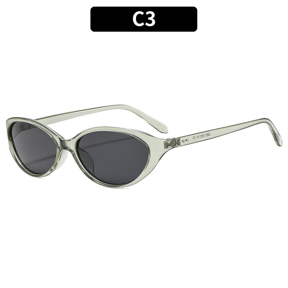 Vintage-inspirierte Katzenaugen-Sonnenbrille Modischer Reiz