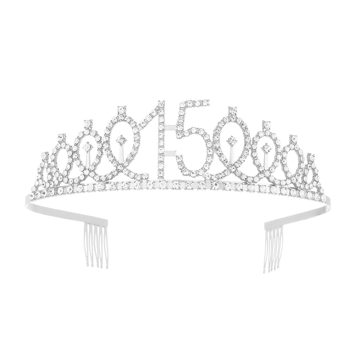 Damen Kristallverzierte Tiara mit elegantem Design Brehn