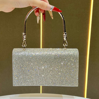 Glamouröse Strass Abendtasche