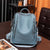 Strukturierter Leder Rucksack Brehn