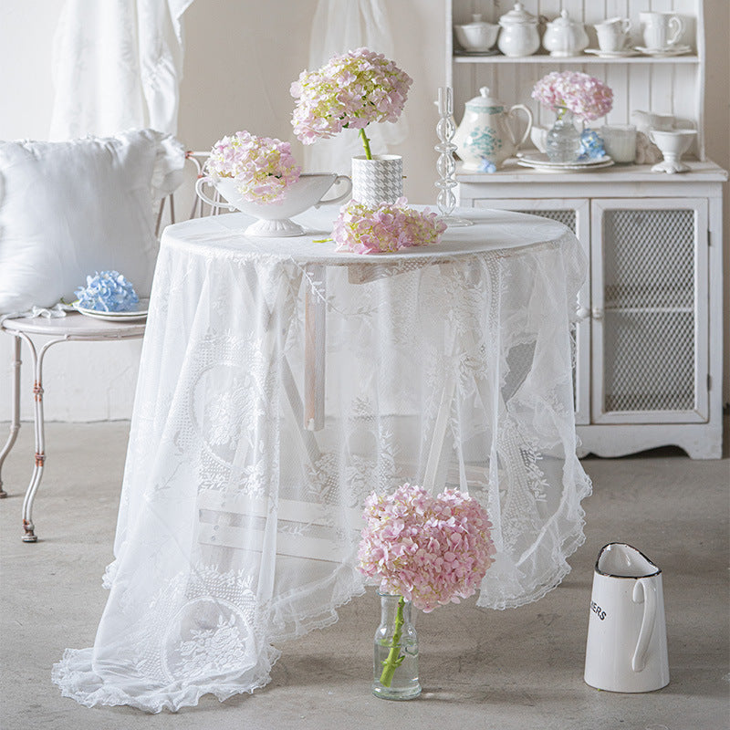 Elegante Spitze Überlagerung Tischdecke