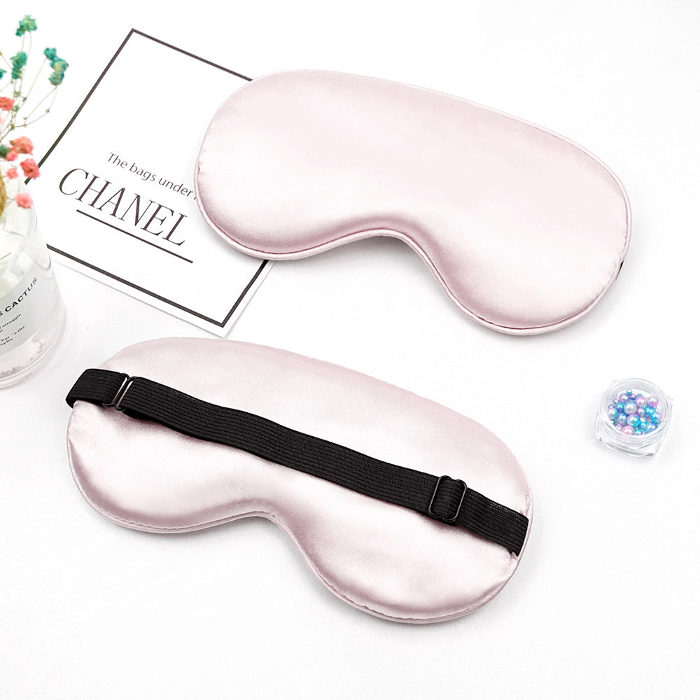 Unisex nan luxuriöse seidene Schlafmaske mit konturierter Augenmulde und verstellbarem Elastikband Brehn