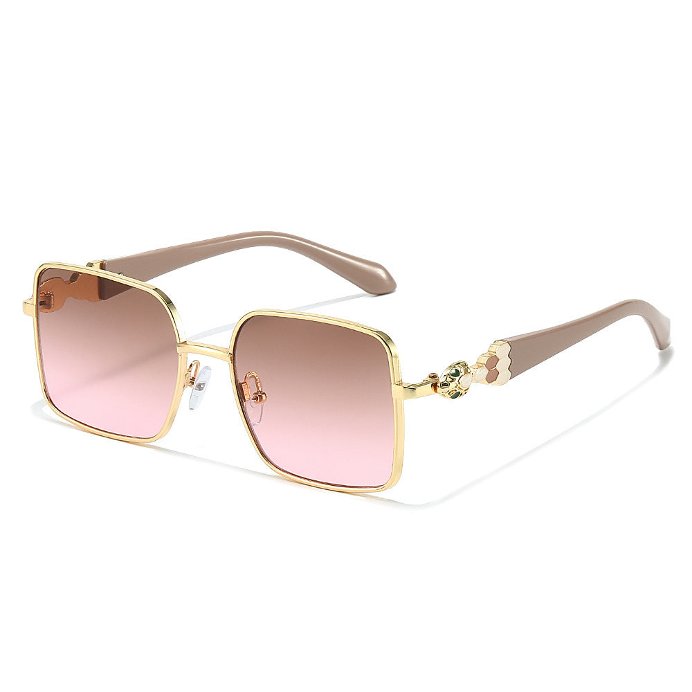 Chic Dekorative Quadratische Rahmen Sonnenbrille Brehn