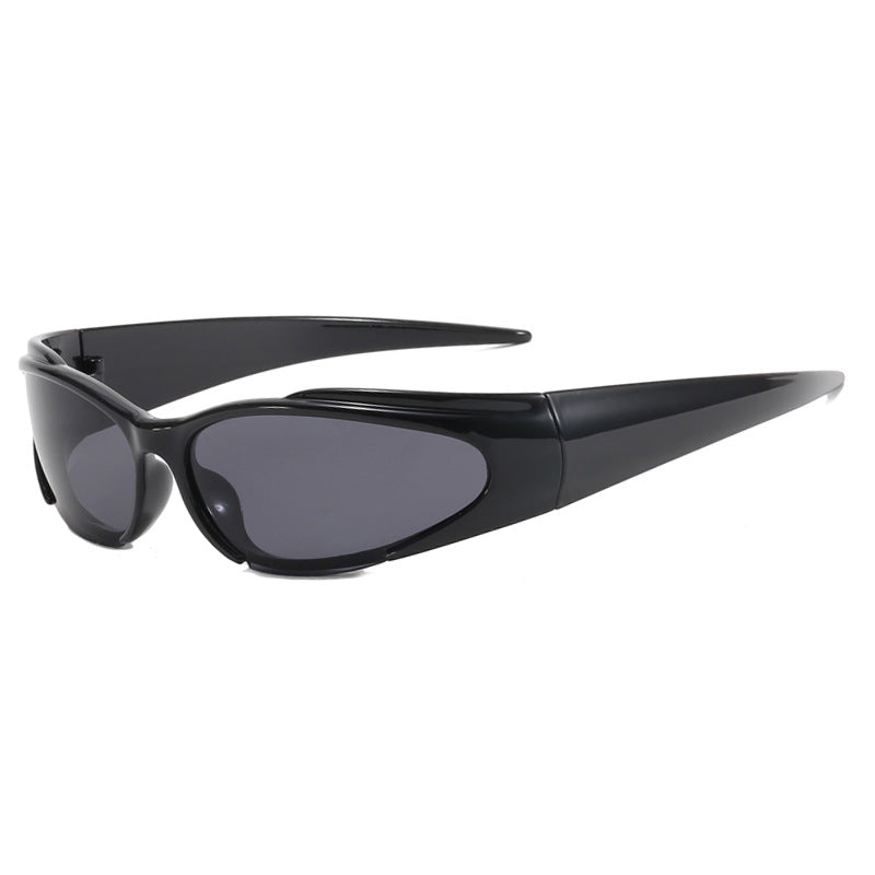 Damen Sportliche UV-Schutz-Sonnenbrille mit aerodynamischem Design Brehn