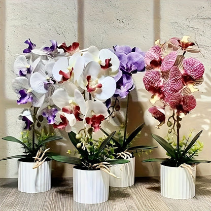 Künstliche Orchideenpflanzenarrangement 1790480695 für die Innenraumdekoration
