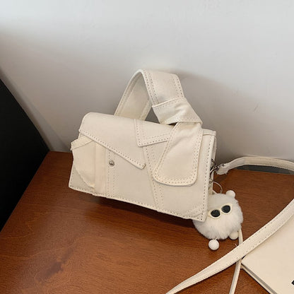 Einzigartige Denim Schultertasche