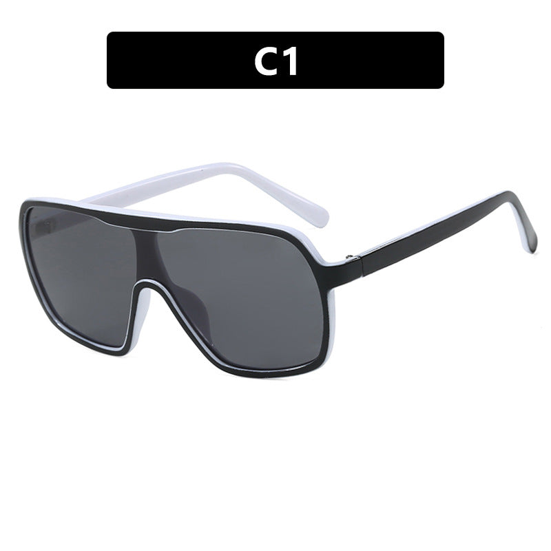Damen oversized Sonnenbrille mit breitem Rahmen Brehn