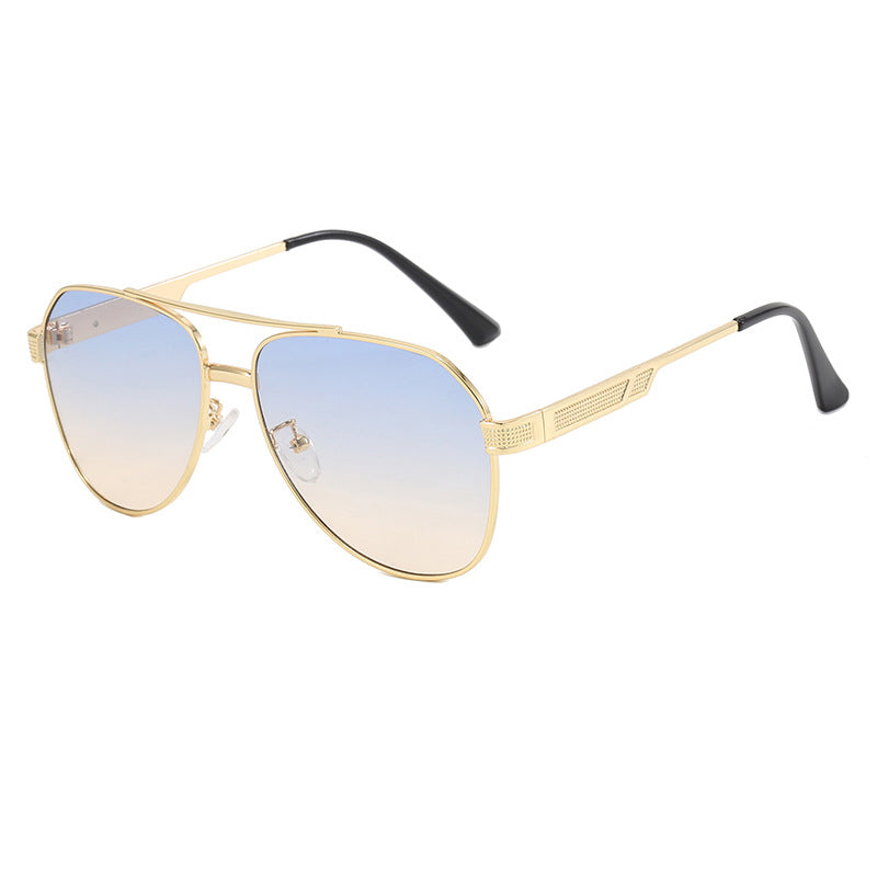 Damen elegante Aviator-Sonnenbrille mit robustem Metallrahmen und UV-Schutz Brehn