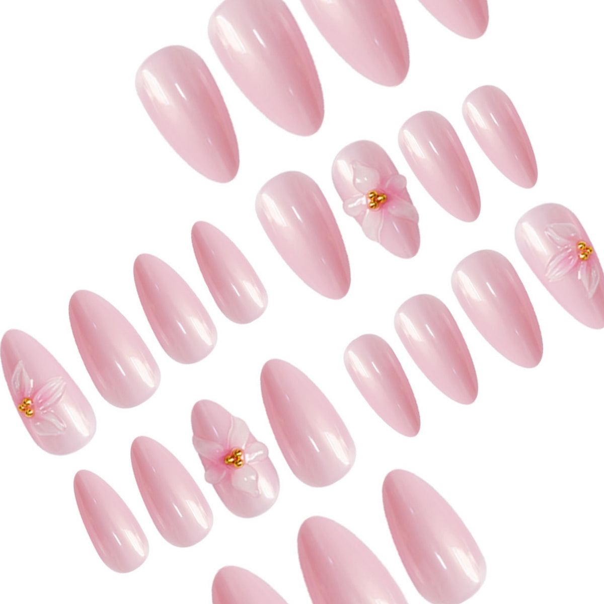 Elegante Blumen-Nagelkunst Brehn