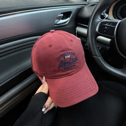 Herren Casual Abgenutzte Grafik Cap Brehn