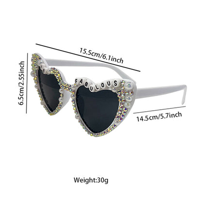 Glamouröse Herzförmige Sonnenbrille Brehn