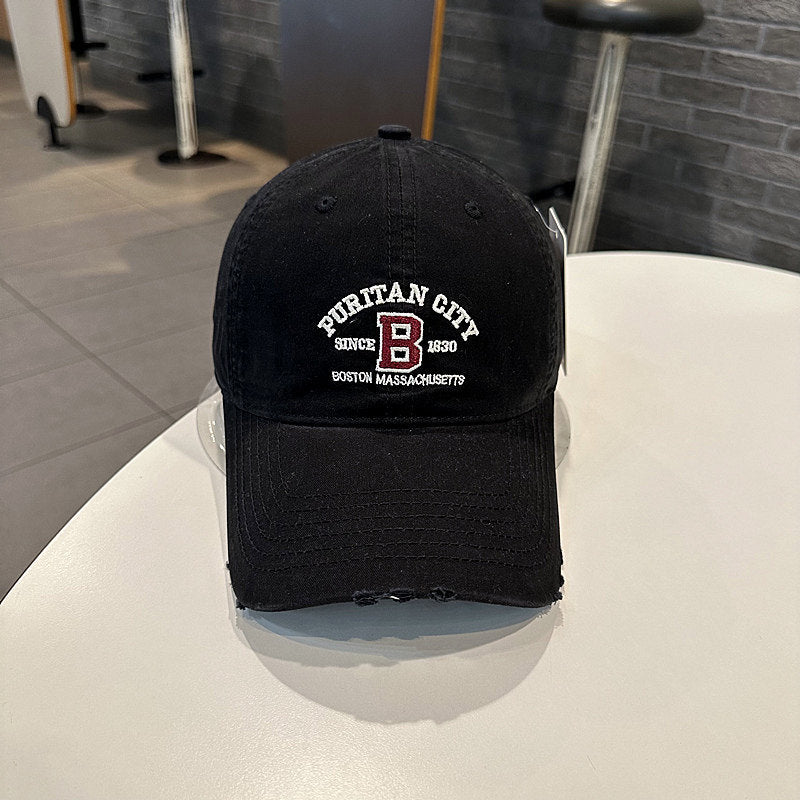 Herren Vintage-inspirierte bestickte Baseballmütze Brehn