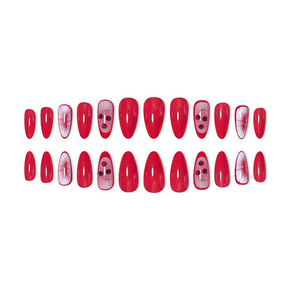 Künstlerisches Kirschblüten-Nageldesign Brehn