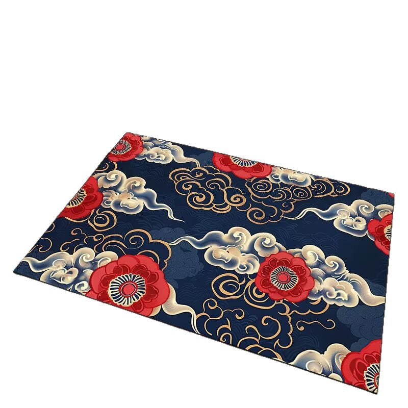 Elegante Wolkenmotiv Bereichsmatte Brehn