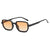 Damen geometrische Sonnenbrille mit modischem Rahmen und schützenden Gläsern Brehn