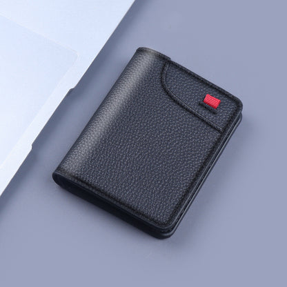 RFID-blockierende Lederkartenetui