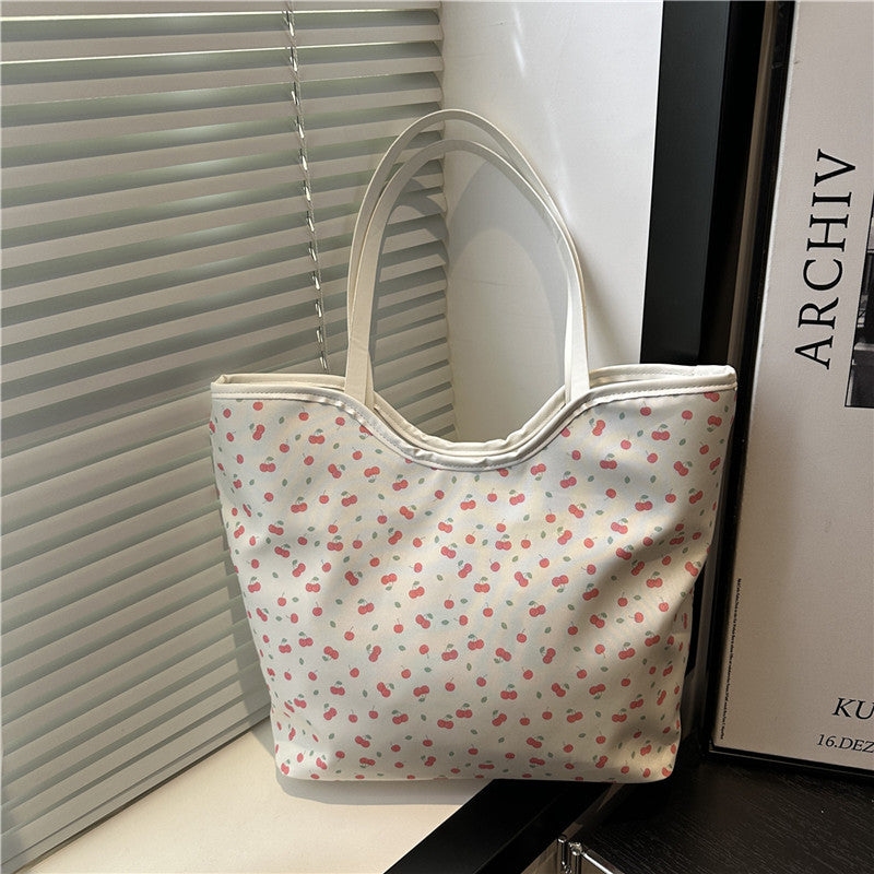 Blumenmuster Einkaufs-Totetasche Brehn