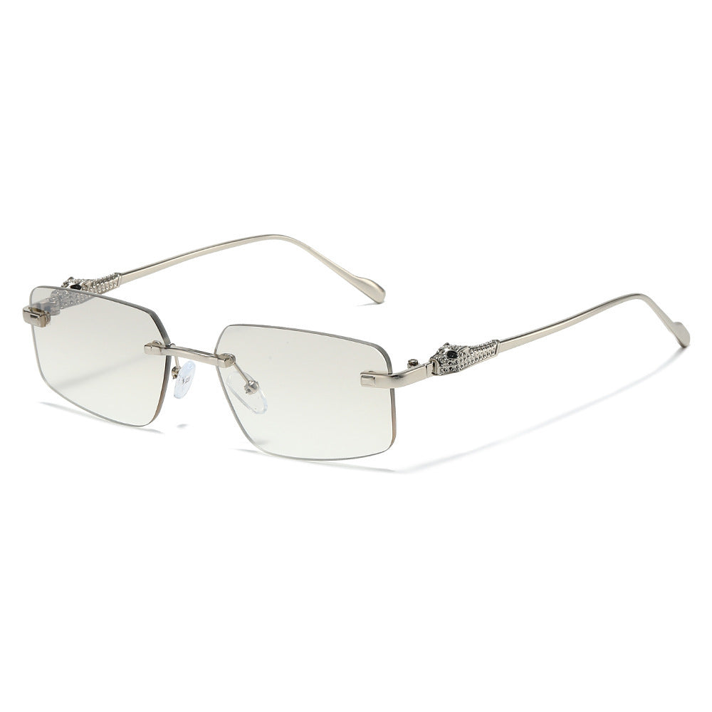 Designer Rechte Sonnenbrille mit luxuriösen metallischen Details Brehn