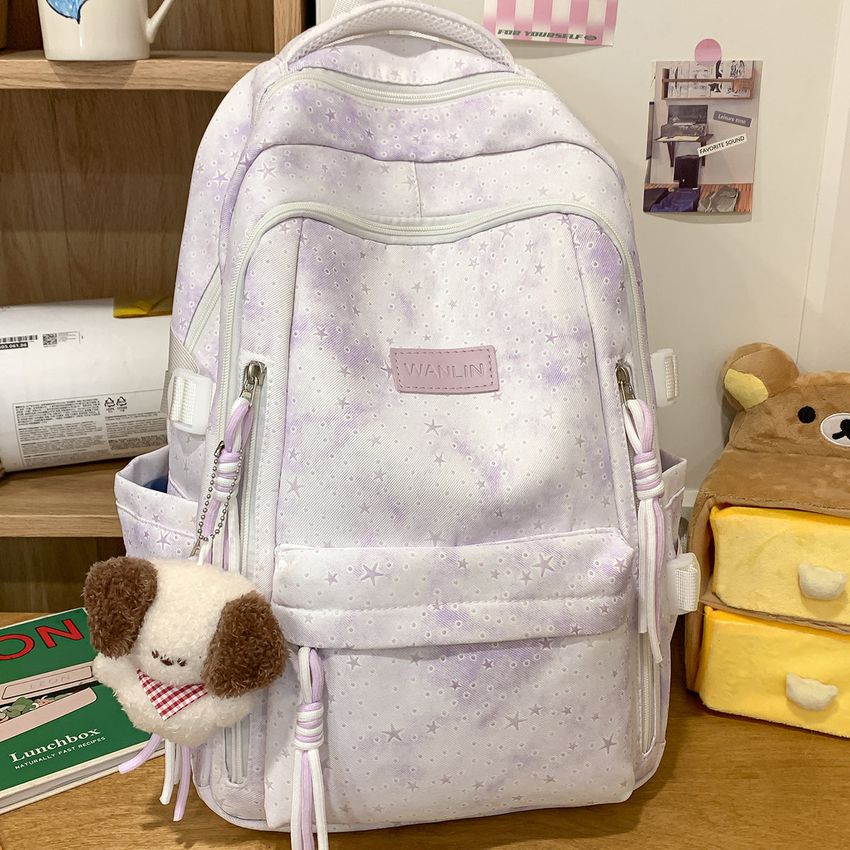 Stylische Sternmuster-Rucksack Brehn 1791205965