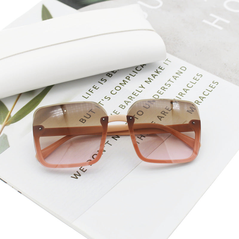 Damen quadratische Sonnenbrille mit extravagantem Leopardenmuster Brehn