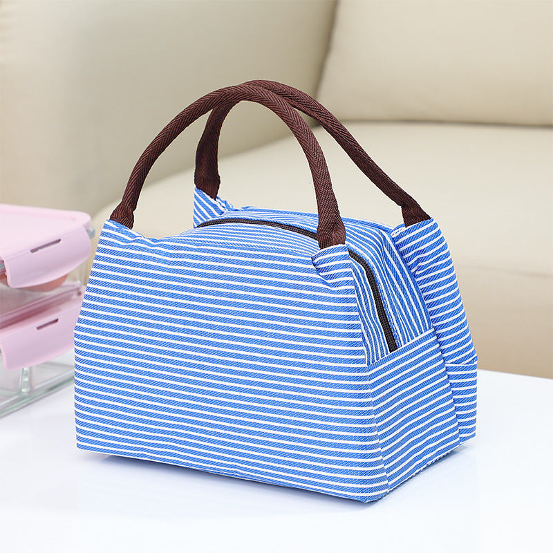 Isolierte gestreifte Lunch-Tasche Brehn