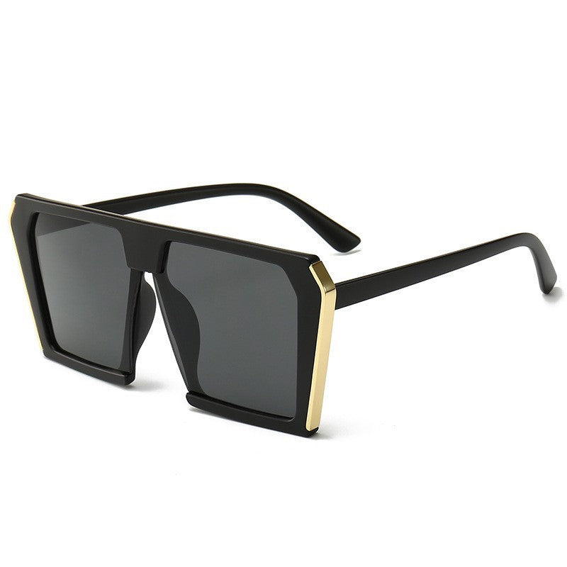 Damen stilvolle geometrische Sonnenbrille im kantigen Design Brehn